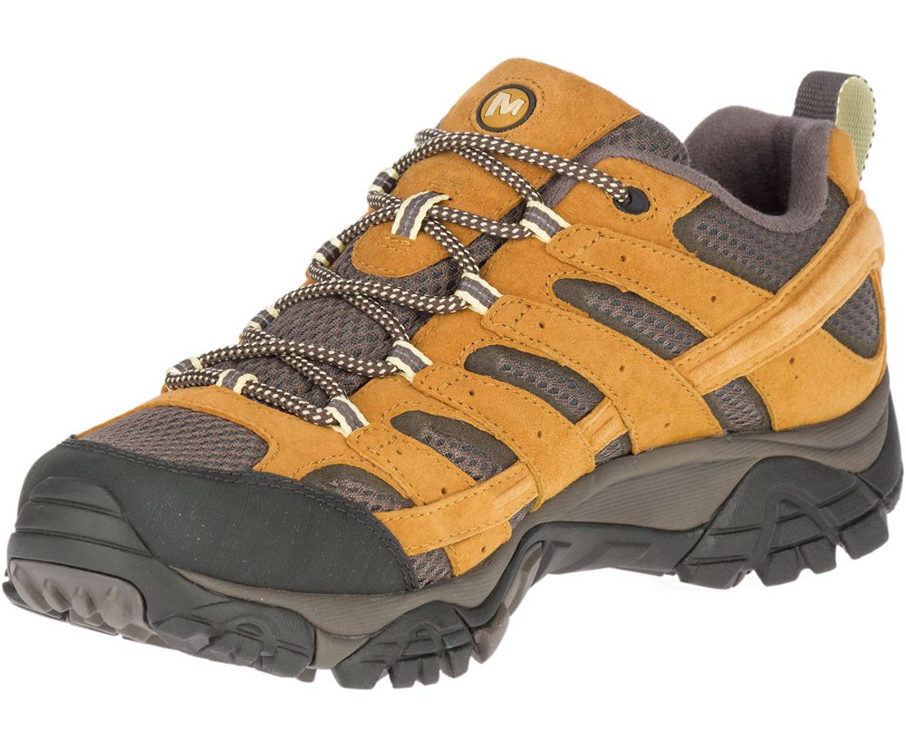 Merrell Hiking Shoes Brown/Black - Moab 2 Ventilator - Mens 75OEMWTAQ
